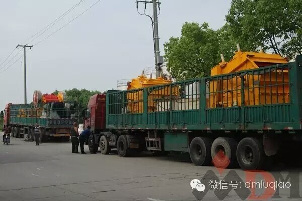 上海东蒙路桥机械有限公司-甘肃酒泉发货现场