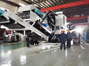 浙江嘉兴时产100-150吨建筑垃圾破碎再利用项目