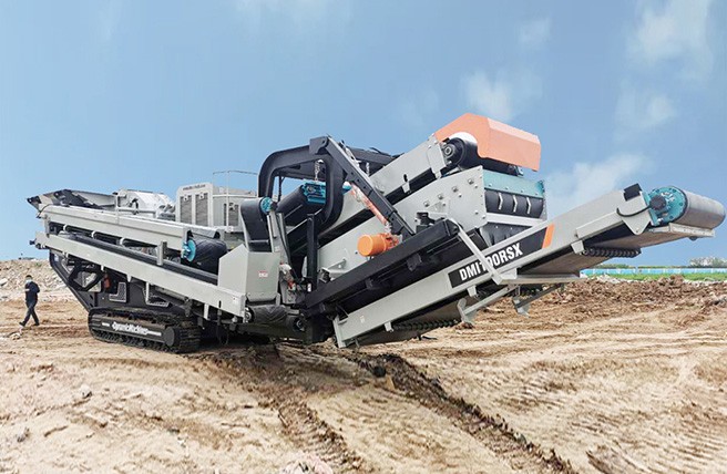 湖北襄阳时产80-100吨建筑垃圾再利用生产线