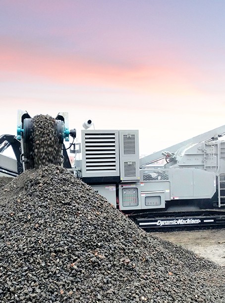 移动反击式一体机