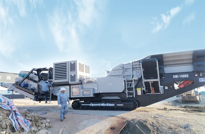 浙江嘉兴建筑垃圾破碎再利用