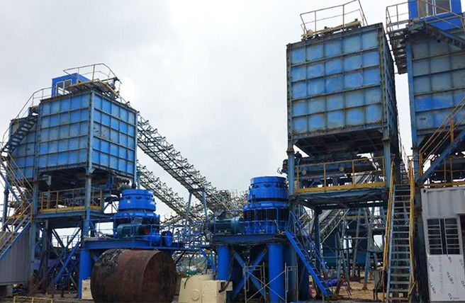 越南辉绿岩破碎生产线客户案例